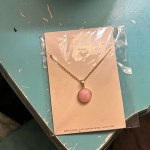 Pink rose serenity necklace by sanctuary project